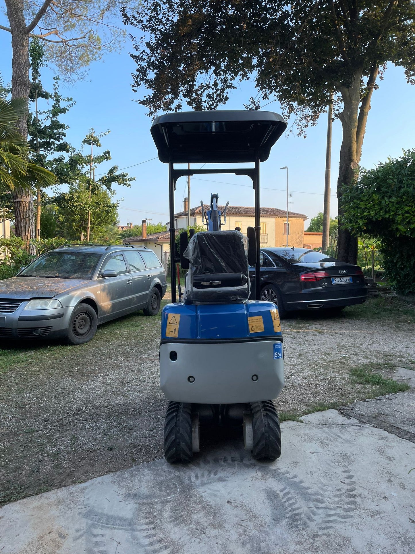 Miniescavatore Rippa carro all. 12q motore Kubota