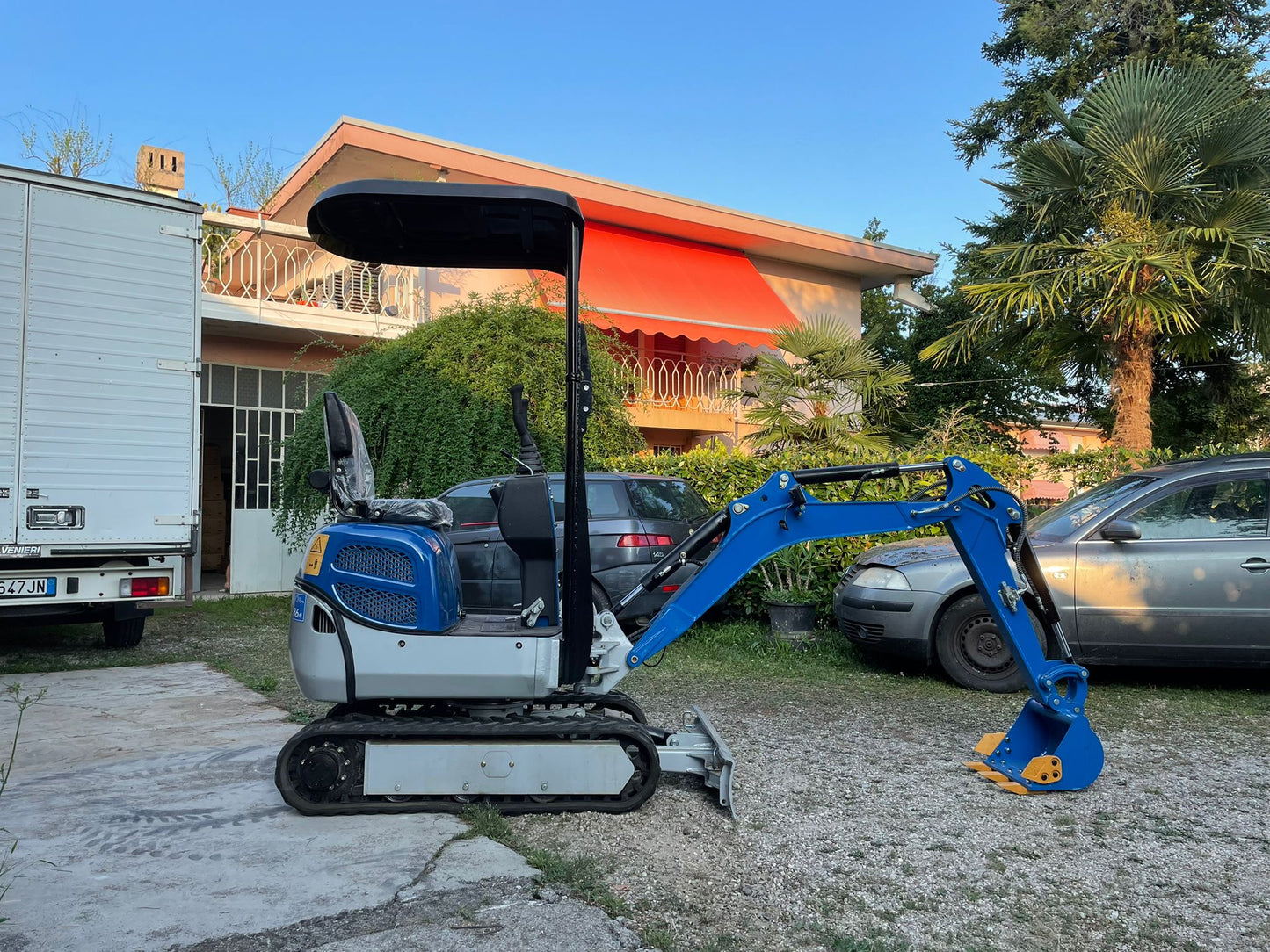 Miniescavatore Rippa carro all. 12q motore Kubota