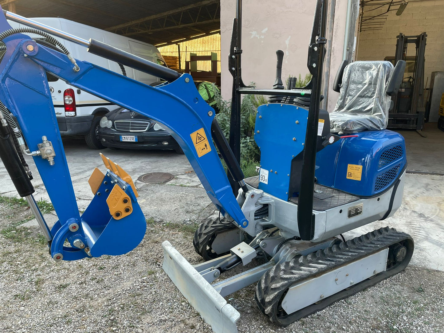 Miniescavatore Rippa carro all. 12q motore Kubota